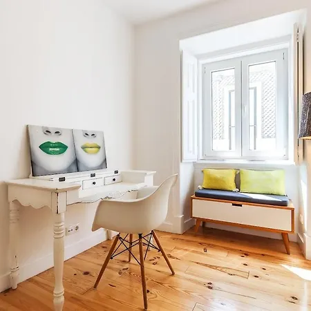 아파트 Campo De Ourique Modern Bright With Office *
